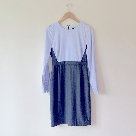 J. Crew Dresses & Skirts - J. Crew Cotton/Wool Combo Career Dress